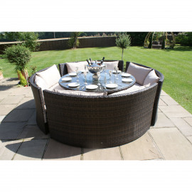 Dallas Sofa Set / Brown