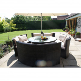 Dallas Sofa Set / Brown