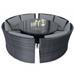 Dallas Sofa Set / Grey
