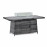 Kingston Corner Dining Set with Fire Pit / Grey