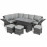 Henley Corner Dining Set with Rising Table / Grey