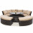 Chelsea Lifestyle Suite with Glass Table / Brown