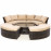 Chelsea Lifestyle Suite with Glass Table / Brown