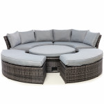 Chelsea Lifestyle Suite with Glass Table / Grey