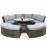 Chelsea Lifestyle Suite with Glass Table / Grey