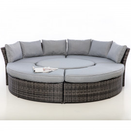 Chelsea Lifestyle Suite with Glass Table / Grey