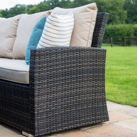 Extending Kingston Corner Dining Set / Brown