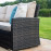 Extending Kingston Corner Dining Set / Brown
