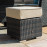 Extending Kingston Corner Dining Set / Brown
