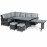 Extending Kingston Corner Dining Set / Grey