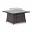 Kingston Corner Deluxe with Fire Pit / Brown