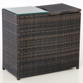 Ice Bucket Side Table / Brown