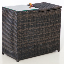 Ice Bucket Side Table / Brown