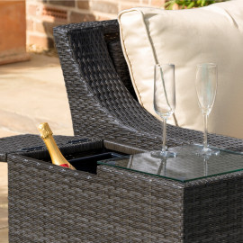 Ice Bucket Side Table / Brown