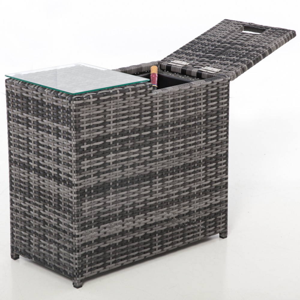Ice Bucket Side Table / Grey