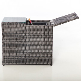 Ice Bucket Side Table / Grey