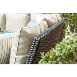 Richmond Corner Bench Set with Rising Table / Brown
