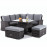 Richmond Corner Bench Set with Rising Table / Grey