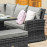 Richmond Corner Bench Set with Rising Table / Grey