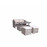 GEMMA Compact Sofa Set Mixed Brown