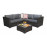 GEORGIA Corner Sofa Set in Grey