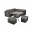 GEORGIA Corner Dining Set Grey