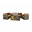 HOLLY Sofa Set in mixed brown