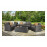 HOLLY Sofa Set in grey