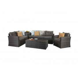 HOLLY Sofa Set in grey