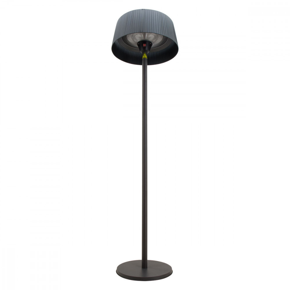2100W Lyra Freestanding Electric Patio Heater / Charcoal