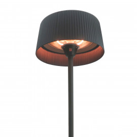2100W Lyra Freestanding Electric Patio Heater / Charcoal