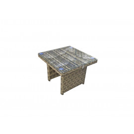 JESSICA Pair of Sun loungers Nature Brown