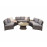 JULIET Half Moon Sofa Set Grey