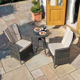 LA 2 Seat Bistro Set / Brown