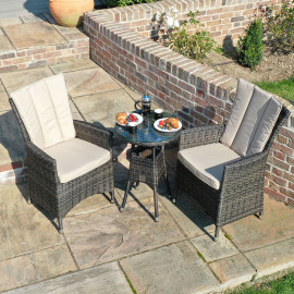 LA 2 Seat Bistro Set / Brown