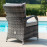 Texas 4 Seat Square Dining Set / Brown