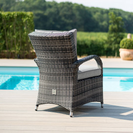 Texas 4 Seat Square Dining Set / Grey