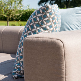 Fabric Scatter Cushion 43x43cm (Pack of 2) / Mosaic Blue