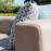 Fabric Scatter Cushion 43x43cm (Pack of 2) / Mosaic Blue