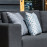 Fabric Scatter Cushion 43x43cm (Pack of 2) / Mosaic Blue