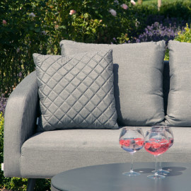 Fabric Scatter Cushion Quilted (Pack of 2) / Flanelle