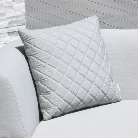 Fabric Scatter Cushion Quilted (Pack of 2) / Lead Chine