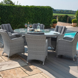 Ascot 6 Seat Oval Dining Set