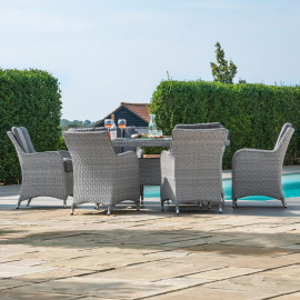 Ascot 6 Seat Oval Dining Set