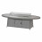 Ascot 8 Seat Oval Dining Set with Fire Pit