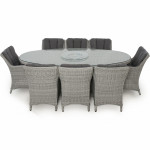 Ascot 8 Seat Oval Dining Set