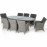 Ascot 8 Seat Oval Dining Set