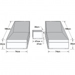 Outdoor Cover for Sunlounger Set