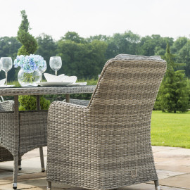 Oxford 4 Seat Round Dining Set with Venice Chairs