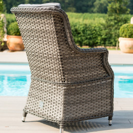 Victoria 6 Seat Rectangle Dining Set with Square Chairs